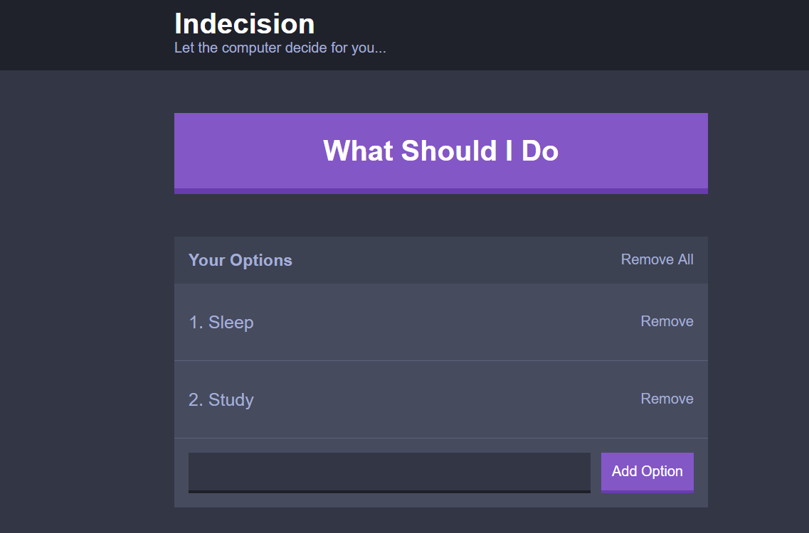 IndecisionApp